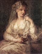KAUFFMANN, Angelica, Portrait of a Woman Dressed as Vestal Virgin sg